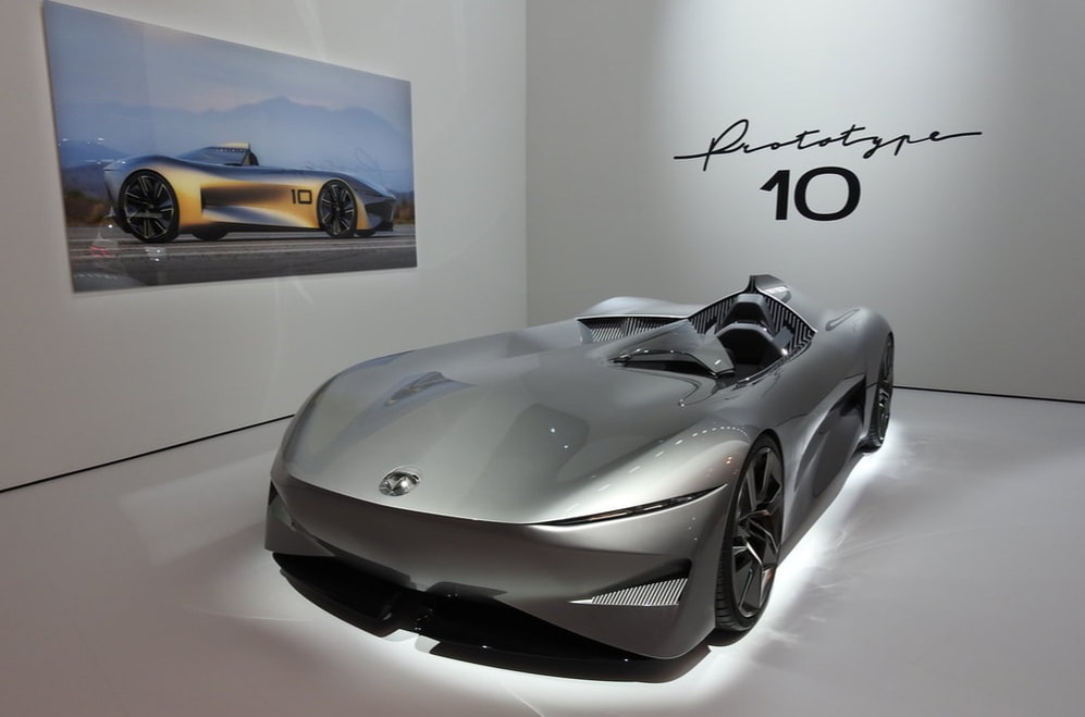 Infiniti Prototype 10 Race Car EV Concept Prototype NAIAS Detroit Auto Show 2019