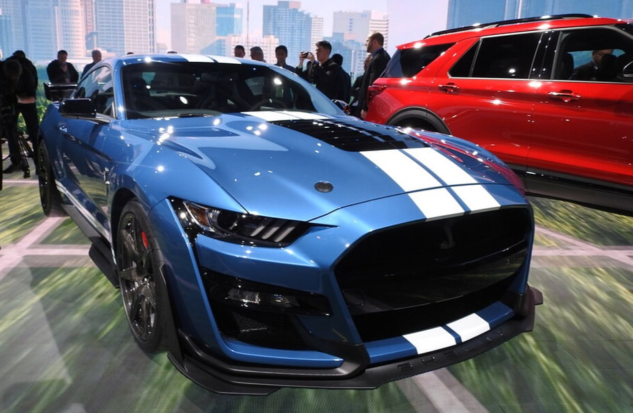 Ford Shelby Mustang GT500 Super Sports Musclecar Car NAIAS Detroit Auto Show 2019