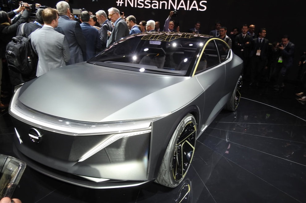Nissan IMs Sedan Mid-Size Concept Prototype EV NAIAS Detroit Auto Show 2019