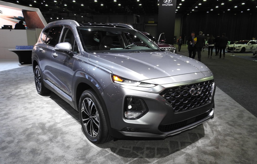 Hyundai Santa Fe Mid-Size Crossover SUV NAIAS Detroit Auto Show 2019