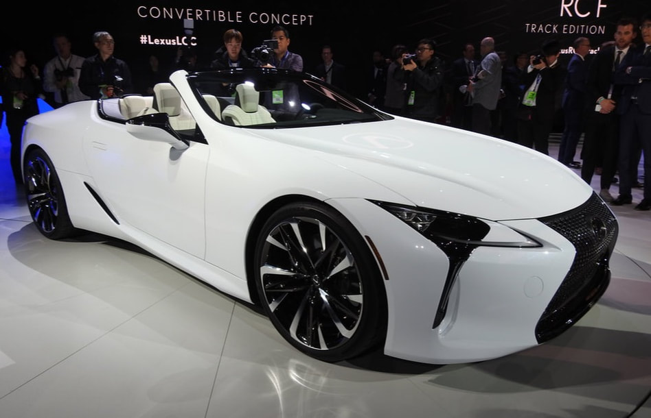 Lexus LC Convertible Concept Sports Luxury GT Prototype NAIAS Detroit Auto Show 