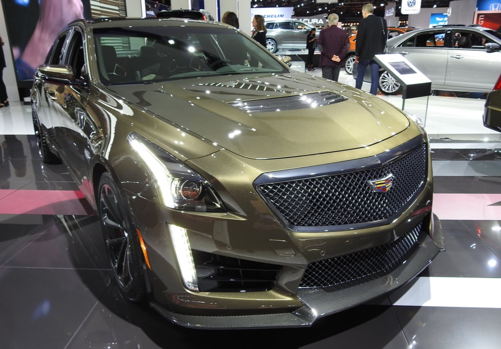 Cadillac CTS-V Mid-Size Luxury Sports Sedan Car NAIAS Detroit Auto Show 2019